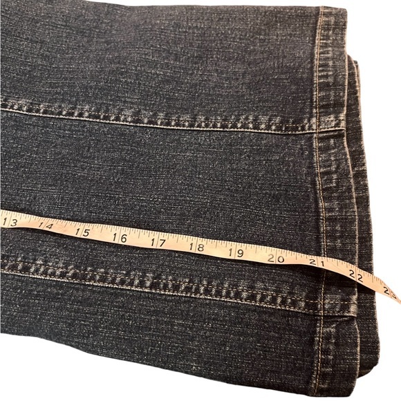 Christopher &‎ Banks Women Size 14 Medium Wash 1% Spandex Jean Skirt - Picture 5 of 5